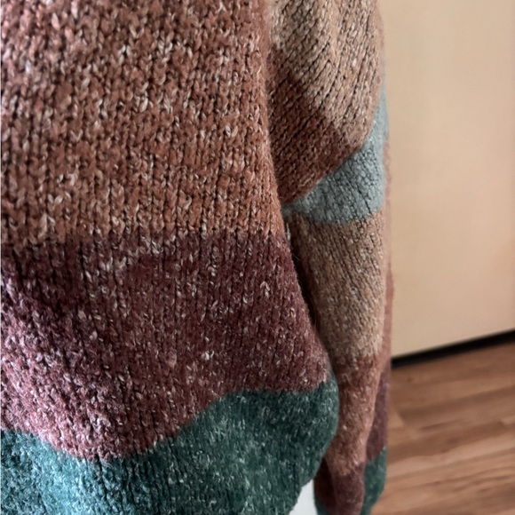 Jed Saltwater LUXE Multicolor Striped Sweater so soft size medium. - Picture 6 of 15